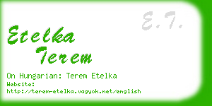 etelka terem business card